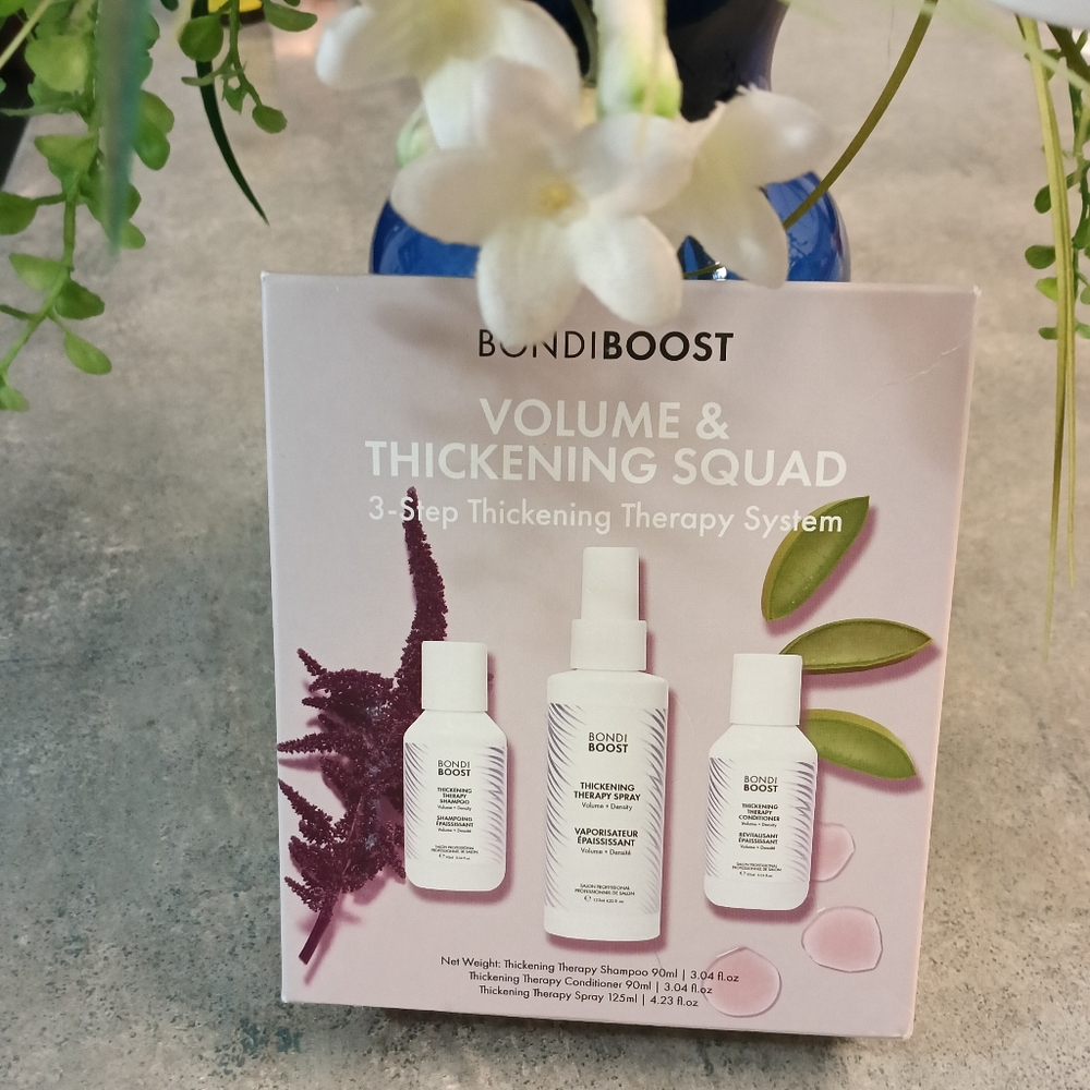 New (Sealed) BondiBoost Volume & Thickening 3 Step Hair Therapy Squad